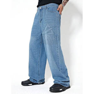 Jean baggy tendance pour jeunes, collection streetwear, coupe droite ample pour un ajustement confortable - Product Image 4