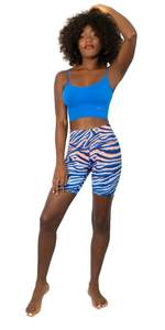 He She Wears Pantalon Femme Taille Basse Imprimé Floral Séchage Rapide Respirant Coton Spandex Coupe Droite Taille Élastique Fermeture à Cordon - Product Image 1