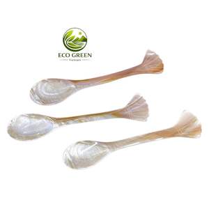 Cuchara Premium de Concha de Nácar, Cuchara para Caviar Tallada a Mano, Utensilio de Concha para Ostras, Café, Té, Azúcar, Comedor Elegante - Product Image 2