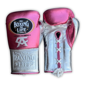 GYMSTERO No Boxing No Life Gants de boxe en cuir de haute qualité avec fermeture auto-agrippante réglable et conception à doigts complets pour les arts martiaux - Product Image 1