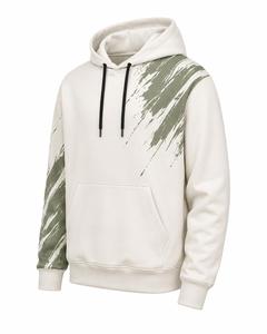 Men's Hooded Sweatshirt Regular Fit Casual Pullover Pocket <b>Raglan</b> Sleeve Eco-Friendly 350g Fleece Cotton Autumn Wear - Product Image 1