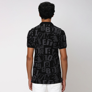 เสื้อโปโลพิมพ์ลายซับลิเมชั่นผ้าฝ้าย 100% รุ่นใหม่มาแรง ทรงหลวมสำหรับผู้ชาย พิมพ์ลายอย่างยั่งยืน ได้รับความนิยมสูง เสื้อยืด unisex สำหรับผู้ชาย - Product Image 6
