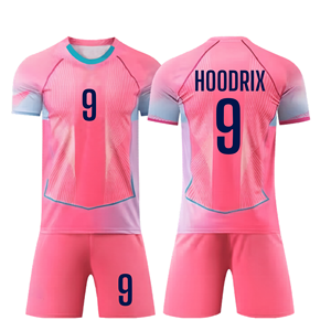Conjunto de Uniforme de Fútbol Personalizado de Alta Calidad, Camiseta de Fútbol Sublimada 100% Poliéster Transpirable de Secado Rápido, Ropa de Equipo con Nombre y Número - Product Image 2