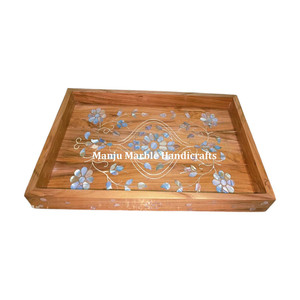 Marque Qualité Look Moderne Nouvelle Arrivée Pièce Os Incrustation Mdf Mop Plateau Avec Rectangle Forme Pour La Maison Et Hôtel Décoration Cadeaux - Product Image 4