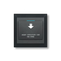 Interruptor de Pared Programable para Ahorro de Energía, 220V 40A, Interruptor Inteligente para Hotel con Tarjeta Temic de 125Khz y Función de Control de Tiempo