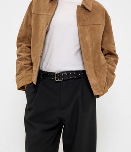 Ceintures en cuir véritable vintage de haute qualité, pour un usage décontracté, longueur personnalisée, boucle à ardillon en alliage, design unisexe, imperméable - Product Image 4