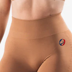 Leggings de compression taille ultra haute Caramel pour femme – Idéaux pour le sport, le fitness, le yoga et l'entraînement - Product Image 4