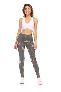 High Waisted Full Length Solid <b>Black</b> Leggings Seamless Knitted Stretch Breathable Sporty Women's Yoga <b>Pants</b> - Product Image 4