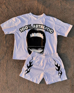 Camiseta de manga corta Camiseta en blanco Camiseta de hombre Venta al por mayor Camisetas de alta calidad Impresión personalizada 240 Gsm Camiseta de algodón - Product Image 2