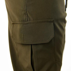 Pantalones Cargo de Alta Calidad para Hombre, Antiarrugas, con Cierre de Botón y Cordón, Estilo Casual, Bolsillos en la Cintura - Product Image 2