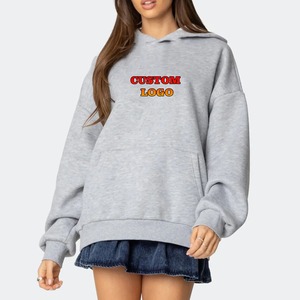 Sudadera con Capucha Extra Grande para Mujer, 100% Algodón de Alta Calidad, con Múltiples Bolsillos, Antiencogimiento, Deportiva, Transpirable, Otoño - Product Image 4
