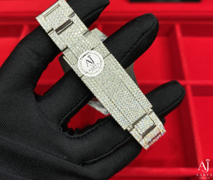 Reloj de Lujo Mecánico de Acero Inoxidable con Diamantes y Moissanita para Mujer - Product Image 5