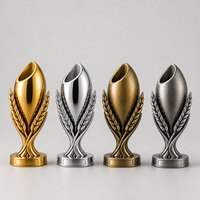 Trofeo Clásico en Forma de Estrella de León, Chapado en Oro, Aleación de Zinc, Grabado Personalizado, Colores Personalizados Antiguos y Modernos, Medallas de Metal JIN JUMBO