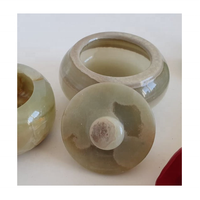 Petite pot à sucre en onyx véritable pour la décoration, de haute qualité, écologique, décoration de Noël pour la maison, couleur personnalisable