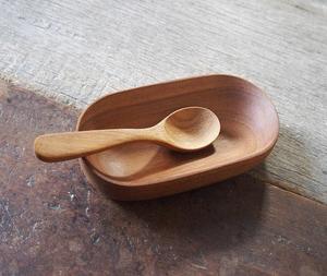 Cuillère en bois de restauration des fabricants chinois Technique de polissage de bouleau écologique imprimée sur mesure par FSInternational - Product Image 3