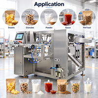 Machine d'emballage automatique de sachets stand-up avec système de remplissage précis pour poudres et granulés