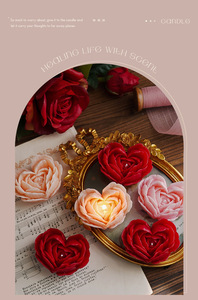 Valentine's Day <b>Gift</b> <b>Candle</b> with Long Lasting Fragrance Eco Friendly Handmade Soy Wax Valentine's <b>Candle</b> Romantic Decorative - Product Image 2