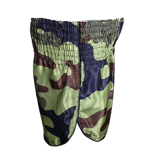 Pantalones Cortos de Boxeo Muay Thai Profesionales, Impresión de Logotipo Personalizada, Venta al Por Mayor de Fábrica, Pantalones Cortos de Boxeo Muay Thai Transpirables y Cómodos - Product Image 2