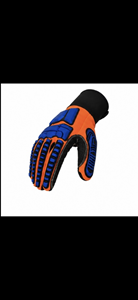 Gants anti-choc MUBASHAR PRO GRIP INTERNATIONAL, résistance aux coupures EN388/ANSI niveau 4, revêtement en nitrile sur la paume, doublure en mélange de polyester HPPE - Product Image 2