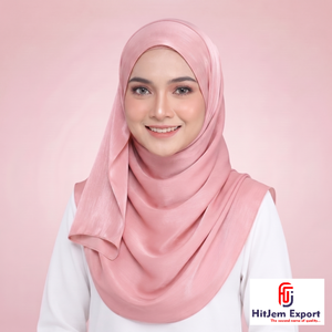 Pañuelo Hijab Personalizado Zimmy Choo, Pañuelo para la Cabeza con Sensación de Seda Suave, Fabricante Textil OEM ODM Personalizado - Product Image 2