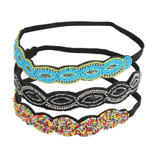 Serre-tête brodé de perles, accessoires de cheveux perlés, bandeau rembourré, artisanat indien, cadeau pour elle - Etsy - Product Image 3