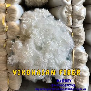HCS GRS Oeko-<b>Tex</b> Certified 3D Recyclable Polyester Staple Filling Material White Hollow Conjugated Siliconized Spinning - Product Image 4