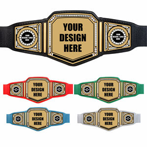 Ceintures de championnat de lutte mondiale WBC personnalisées avec logos, sangle en cuir durable de haute qualité, taille adulte ANAAIF - Product Image 1