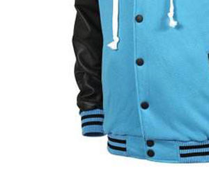 Chaqueta Varsity para Hombre OEM, Estilo Vintage, Ropa de Invierno, Logotipo Bordado Personalizado, Chaquetas Varsity de Cuero para Hombre - Product Image 6