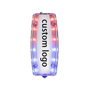 Luces de Advertencia Intermitentes LED Rojas y Azules para Seguridad Vial, Baliza de Tráfico con Carcasa de Hombro - Product Image 1
