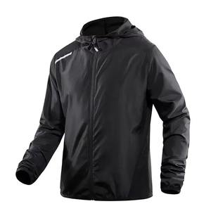 2026 OEM Vente en gros Personnalisée Vestes d'extérieur fines d'été pour hommes, coupe-vent à capuche pour la course et vestes softshell - Product Image 1