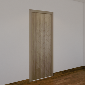 Porte intérieure en bois OEM/ODM de haute qualité pour appartements Plusieurs tailles Design moderne fini polymère Direct Vietnam Factory - Product Image 4