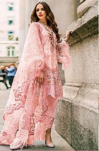 ชุดสูท2021สำหรับงานแต่งงานล่าสุดชุดสูทยาวสไตล์ยาวทำจากผ้าปูสไตล์ปากีสถานปากีสถานปากีสถาน - Product Image 2