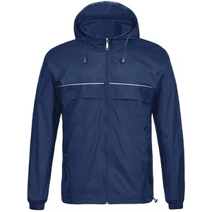 Nouvelle veste de pluie tendance, logo personnalisé, veste de pluie pour homme, vente en gros, veste coupe-vent de haute qualité pour homme - Product Image 1