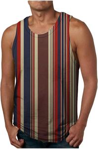 Camiseta sin Mangas con Cuello Redondo y Estampado de Serigrafía Exclusiva para Hombre, 100% Algodón, Tejido de Punto Transpirable y Ecológico de 160g, Estilo Casual - Product Image 4
