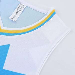 Conjunto de Uniforme de Baloncesto Exclusivo, Nuevo Diseño Sublimado y Cosido, Transpirable, Tallas Grandes, Absorbe la Humedad - Product Image 2