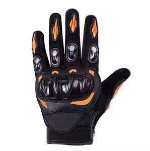 Guantes de Motocicleta de Cuero Premium, Duraderos, Protectores y Cómodos, Guantes para Motocross/Motocicleta - Product Image 3