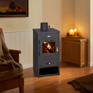 Estufa de chimeneas de leña independiente de alta capacidad de calefacción El mejor rendimiento para Hotel Villa Apartamento Casa - Product Image 1