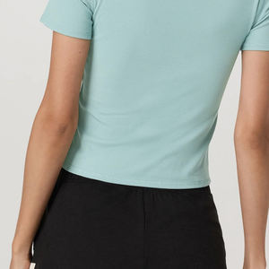 Diseño Minimalista Estampado, Algodón Suave para Uso Diario, Diseño Recortado con Cuello Redondo / Diseño de Color Sólido, Precio Económico, Servicio OEM - Product Image 6