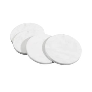 Stylish Modern <b>Marble</b> <b>Coasters</b> With Minimalist Design For Contemporary Homes And Office Table Decor - Product Image 1