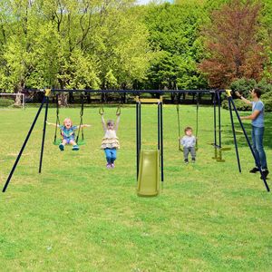 Set Altalena da Esterno a Forma di A 7-in-1 Stabile per Giardino, per Bambini e Adulti - Product Image 3