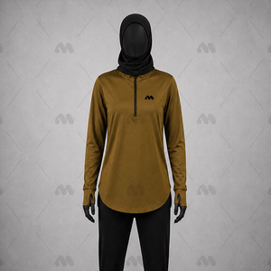 Conjunto Deportivo Musulmán para Mujer, Secado Rápido, Transpirable, Compatible con Hiyab, Ropa Deportiva, Abaya, Ropa Islámica Modesta - Product Image 1