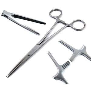 Pinzas manuales Rochester Pean Cure Track de 7.5 pulgadas, instrumentos quirúrgicos de acero inoxidable, pinzas hemostáticas para arterias de Dentavex - Product Image 1