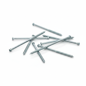 PDC Industrial Grade <b>Double</b> <b>Ended</b> Zinc Plated Metric Carbon Steel Wood Fasteners Class 4.8 6.8 Slotted Partial <b>Screws</b> - Product Image 5