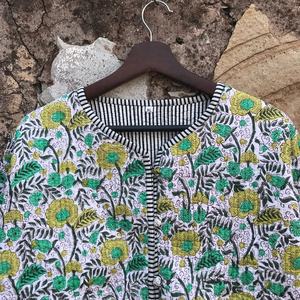 Nueva llegada chaqueta acolchada reversible forrada indio hecho a mano parche trabajo abrigos Boho chaqueta acolchada para mujer - Product Image 2