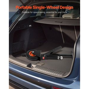 Carrello per Rimorchio Regolabile in Altezza da 16,5-22 Pollici, Capacità 300 Libbre (Assale da 1 7/8-2 Pollici) - Product Image 5