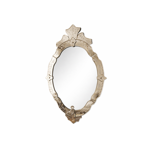 Espejo de Pared Clásico de Estilo Barroco Veneciano |   Espejo Decorativo de Vidrio Antiguo de Lujo para Sala de Estar, Hotel y Decoración de Interiores Reales - Product Image 2