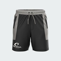 Nouveauté 2026 : Short de sport pour homme de haute qualité, avec poches avant, décontracté, en maille tricotée, séchage rapide, respirant, taille personnalisée, teint uni