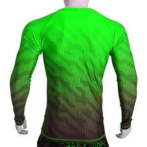 Custom Men Compression Rash Guard Long Sleeve Sublimated BJJ MMA Fight <b>Shirt</b> Quick Dry Breathable Gym Fitness Base Layer Top - Product Image 3