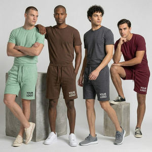 Shorts en maille 100 % polyester pour homme, tissu épais, séchage rapide, respirant, style streetwear estival, décontracté, athlétique - Product Image 3