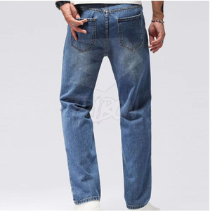 Jean décontracté droit taille mi-haute pour homme en velours côtelé 100 % coton, respirant, écologique, séchage rapide, logo personnalisable, hiver - Product Image 3